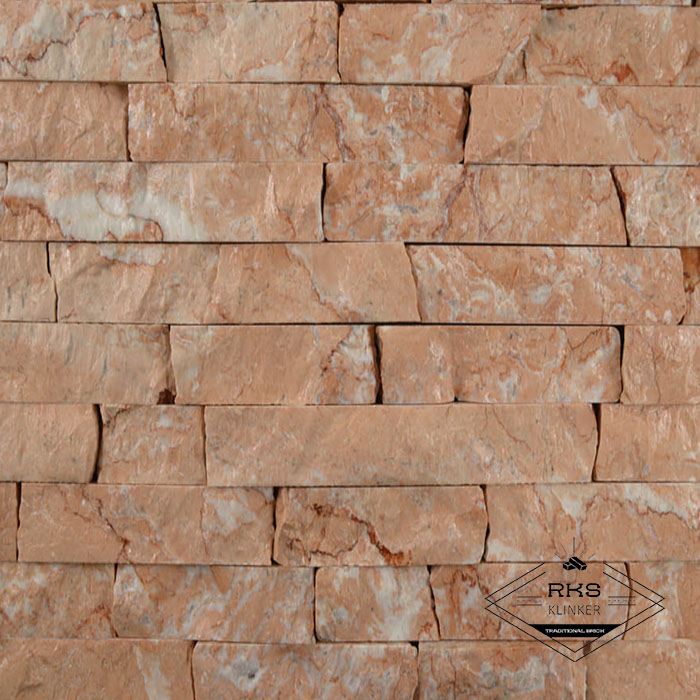 Фасадный камень Полоса - Мрамор Rosa Spring в Курске